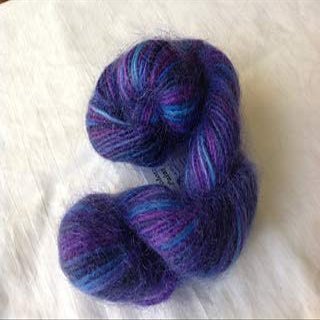 Brown Sheep Wildfoote Handpaint 400 Blue Grass