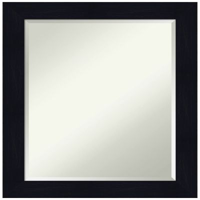 Amanti Art Blue Wall Mirror 28x22 Shiplap Navy Rectangle Bathroom Mirror for Wall Decor Living Room, Medium Country Rustic Wood Frame, Hangs Horizonally and Vertically, Bathroom Decor, Beveled Edge