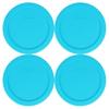 Pyrex 7201-PC 4-Cup Surf Blue Food Storage Lid (4-Pack) - Made in USA view 1