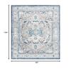 SAFAVIEH Area Rug 8x10 - Brentwood Collection - Large - Light Grey & Blue, Medallion Distressed Design, Non-Shedding & Easy Cleaning, Ideal for Living Room, Bedroom, Office, Dining Space (BNT851G) view 2