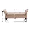 annjoe Storage Ottoman Bench Bedroom Bench Bed Entryway Hallway Chest, Footrest, Padded Seat view 2