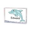 PrintedPerfection.com Personalized Dolphin Snow Globe Frame Gift view 1