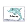PrintedPerfection.com Personalized Dolphin Snow Globe Frame Gift view 2