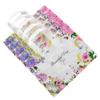 Flower - 50 Pcs Plastic Boutique Bags Retail Merchandise Shopping Bags Gift Bags view 1