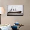 RMS Titanic of The White Star Line Black Float Frame Canvas Art, Ships & Boats Artwork view 4