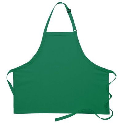 DayStar Apparel 200NP No Pocket Bib Apron, Kelly