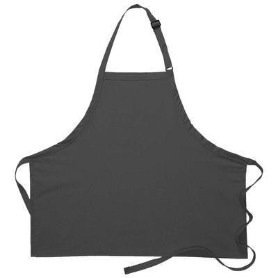 DayStar Apparel 200NP No Pocket Bib Apron, Charcoal