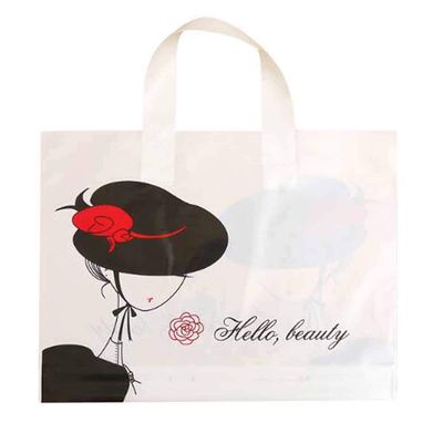 Panda Legends Beauty - 50 Pieces Plastic Shopping Bags Gift Bags Boutique Bags Retail Tote Bag