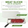 Advanced Beef Jerky Slicer Kit- 100% Precision Uniform Slices Guaranteed - Adjustable Thickness Dishwasher Safe Beef Jerky Cutting Board & 10" Meat Slicing Knife Deliver Gorgeous Jerky Maker Slices view 2