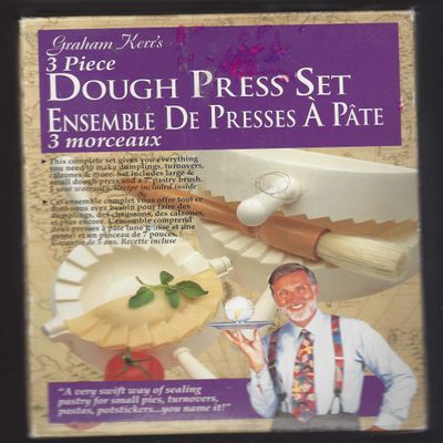 3 Piece Dough Press Set Sealing Pastry for Small Pies, Turnovers, Pastas, Potstickers.