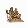 BHARATHAAT Shiva Parivar/Family Brass Collectible Handicraft Art by Bharat HaatBH06735 view 2