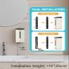 AIKE Automatic Wall Mount Liquid Soap Dispenser, Commercial Stainless Steel with 25oz Large Capacity Save Time Effort and Cost,Model AK1205 (Matte White) view 2