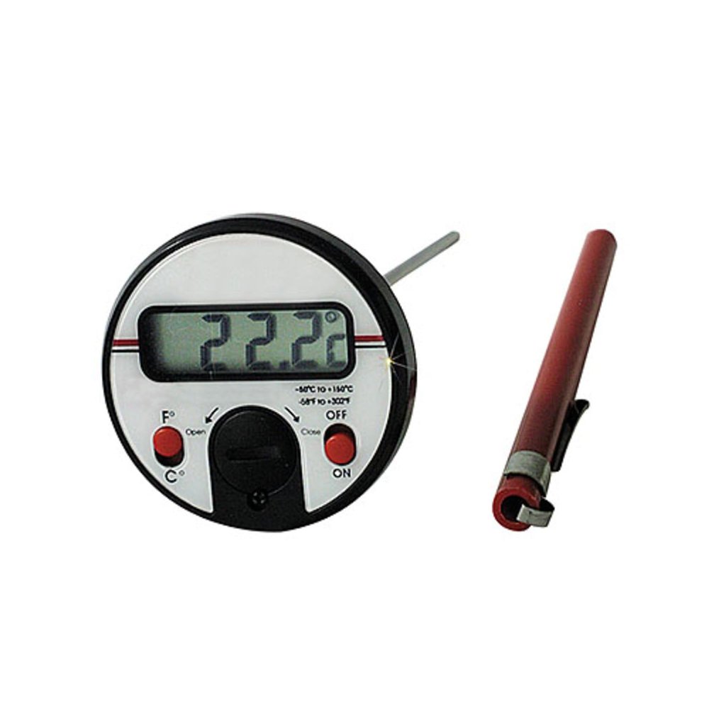 Dig Thermometer-Plastic with Pocket Clip