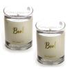 LUNA CANDLE CO. Sweet Smelling Boo! Candle, Toasted Smores Scented Natural Premium Soy Wax, Smokeless, 11oz. Glass Jar, 110 Hours Burn Time, Aromatherapy Spa, Handcrafted in The USA (2 Pack) view 1