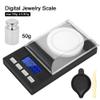 Digital Milligram Jewelry, LED Digital Display Mini Portable High Precision 0.001g Pocket Jewelry with Calibration Weights Tweezers and Weighing Pans (100g) view 2