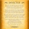 Invictus Poem by William Earnest Henley - Inspirational Classic Gold 8x10 Print view 1