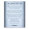 Invictus Poem by William Earnest Henley - Inspirational Classic Gold 8x10 Print view 4