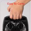 BLACK+DECKER Electric Heater with E-Save, Personal Heater with 3 Settings, For Office, Home or Bedroom, Adjustable Thermostat Control & E-Save Function, BHDE1706, Black view 4