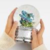 Things Remembered Personalized Engraved Jeweled Dragonfly Musical Snow Globe (Free Customization), Plays Flower Song Music view 3