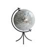 American Atelier 1290057 Mosaic Decorative Globe, Silver view 1