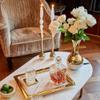 Anna New York Dual Vase: Carrara Gold view 3