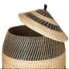 KOUBOO Extra-Large Rattan Belly, Natural-Black Storage Basket view 3