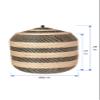 KOUBOO Extra-Large Rattan Belly, Natural-Black Storage Basket view 4