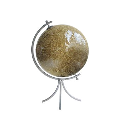 American Atelier Mosaic Decorative Globe, Gold