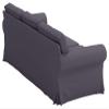 Ektorp 3 Seat Sofa Cotton Cover Replacement is Custom Made Slipcover for IKEA Ektorp Sofa Cover (Deep Gray) view 3