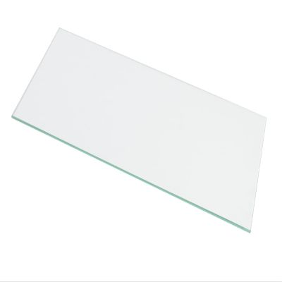 SSWBasics Tempered Glass Shelf - 10"W x 24"L x 3/16" - Set of 2 - Tempered Glass Panels with Beveled Edges - Ideal for Retail, Thrift, Boutique, and Home Use - Durable Glass Panels for Elegant Display