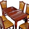 Large Dining Table Protector Clear Plastic Tablecloth Rectangle Large Wood Furniture Protector Tabletop Protection Pad Desk Chair Protective Cover Easy Clean PVC Mat Wipeable Table Cloth 44 x 84 " 7ft view 1