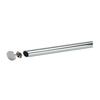 SSWBasics Closet Rod End Caps for 1 1/4" Round Hangrail, Chrome Finish, Pack of 2 - Closet Pole End Caps and Closet Poll End Cap, Hangrail Sold Separately view 1