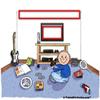 PrintedPerfection.com Personalized Video Gamer - Male Snow Globe Gift view 3
