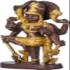 Exotic India The Dancing Shiva - Brass Statue - Color Brown Gold Color view 2