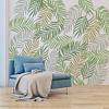 NAKLEO Floral Large Wall Painting Stencil 23,2" x37,4, Tropical Palm Leaf Pattern, Reusable Plastic Flower Template, DIY Art and Craft Home Decor, Floor Wood Fabric Furniture view 2
