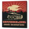 Epic Graffiti 'Motherland Needs Locomotives' Canvas Wall Art, 18"x26" view 1