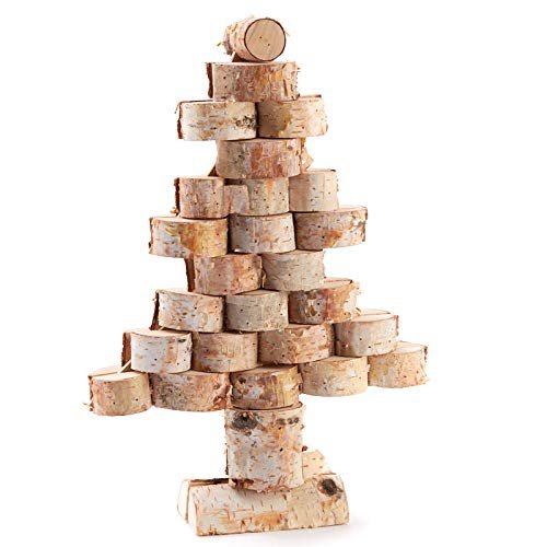 Factory Direct Craft Natural Birch Bark Tabletop Tree