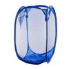 DurReus Portable Space Saving Laundry Hamper Cruise Ship Waste Bins Small Rope Basket for Dish Cloths,Stray Socks,Small Loads Blue view 1