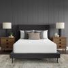Sealy Luxury 100% Cotton Soft Top Layer, High Loft Comfort EternaLoft Fiberfill, Durable Stretch Corners Mattresses 18 Inches Deep Machine Washable Fitted Mattress Pad, King Size, White view 1