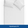 Sealy Luxury 100% Cotton Soft Top Layer, High Loft Comfort EternaLoft Fiberfill, Durable Stretch Corners Mattresses 18 Inches Deep Machine Washable Fitted Mattress Pad, King Size, White view 3