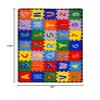 Champion Rugs Large Classroom Rugs Kids Alphabet (A-Z and 1-9) Puzzle Area Rug Non Slip Gel Backing (8 Feet X 10 Feet) view 2