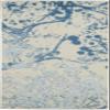 Nourison Home Jubilant Ivory Blue 2' x 4' Area Rug - Easy Clean, Non Shedding, Bed Room, Living Room, Dining Room, Kitchen (2' x 4') view 3