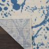 Nourison Home Jubilant Ivory Blue 2' x 4' Area Rug - Easy Clean, Non Shedding, Bed Room, Living Room, Dining Room, Kitchen (2' x 4') view 4