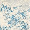 Nourison Home Jubilant Ivory Blue 4' x 6' Area Rug - Easy Clean, Non Shedding, Bed Room, Living Room, Dining Room, Kitchen (4' x 6') view 3