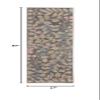 Nourison Home Tranquil Nature Grey/Beige 2'3" x 7'3" Area Rug, Easy Cleaning, Non Shedding, Bed Room, Living Room, Dining Room, Kitchen (2x7) view 2