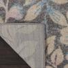Nourison Home Tranquil Nature Grey/Beige 2'3" x 7'3" Area Rug, Easy Cleaning, Non Shedding, Bed Room, Living Room, Dining Room, Kitchen (2x7) view 4