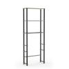 Furinno Turn-N-Tube with 3 Shelves Toilet Space Saver, French Oak Grey/Black view 4