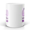 BeeTeeStore Fibromyalgia Awareness Mug - My God Is Stronger Inspirational Coffee Cup - 15oz White Ceramic Tea Mug for Warriors & Survivors view 3