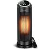 COSTWAY Ceramic Space Heater, Oscillating Tower Heater, Portable Infrared Heater Fan Indoor Use with Remote, Digital Thermostat, 12H Timer 1500/1000 Watt Quiet and Fast Heating view 1