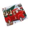 Christmas Santa Express Delivery Basset Hounds Dog Family Large Refrigerator/Dishwasher Magnet RMAG90936 (18" x 24") view 1